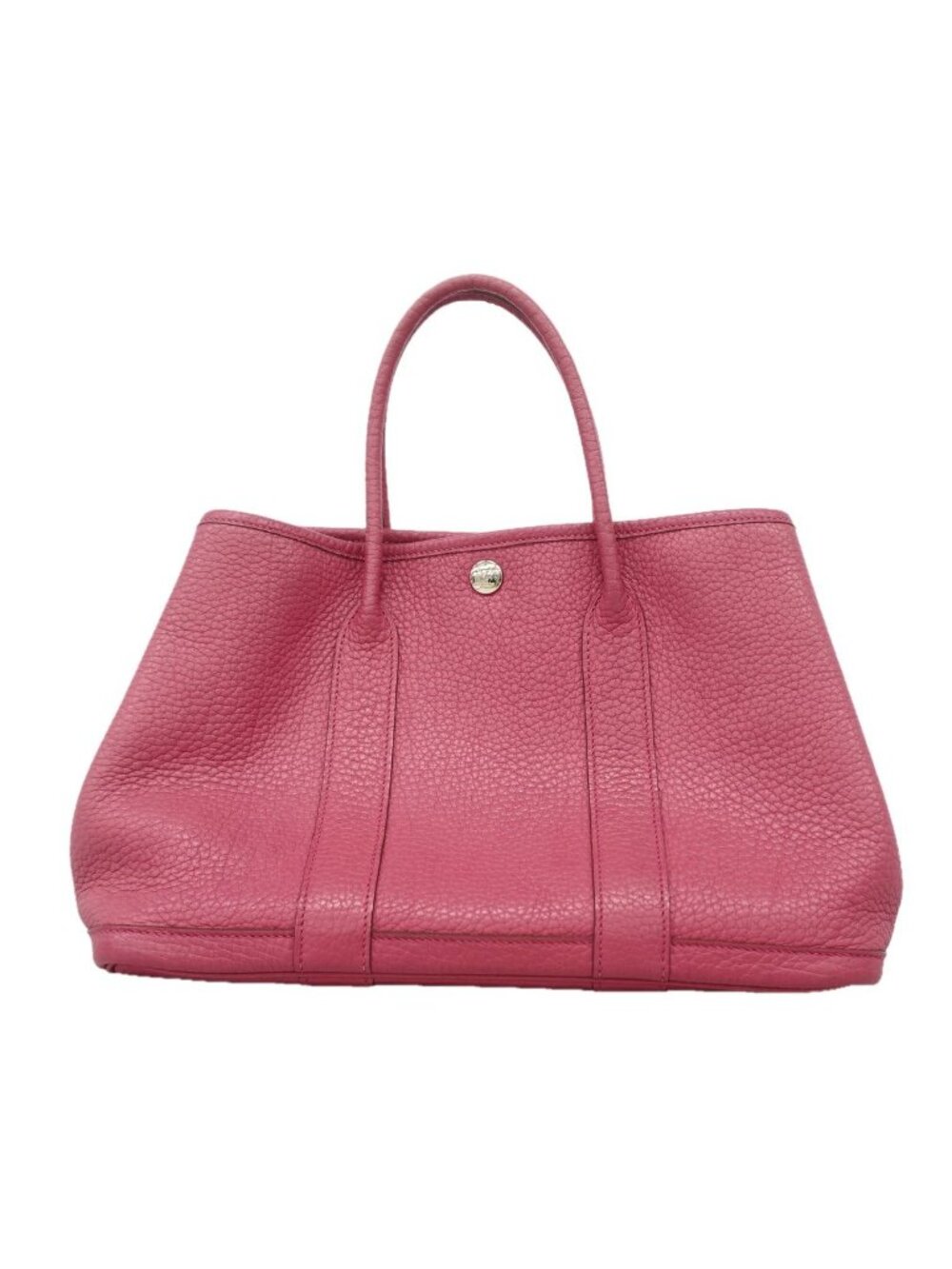 Hermes Tote Bag Garden Party TPM Negonda Rosewood Silver